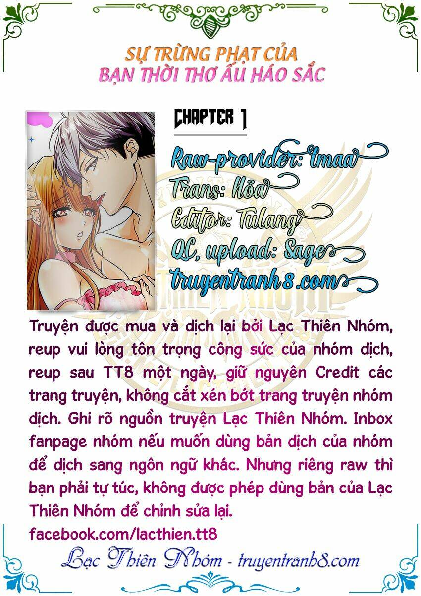 Sự Trừng Phạt Của Bạn Thời Thơ Ấu Háo Sắc Chương 1 Ảnh 5