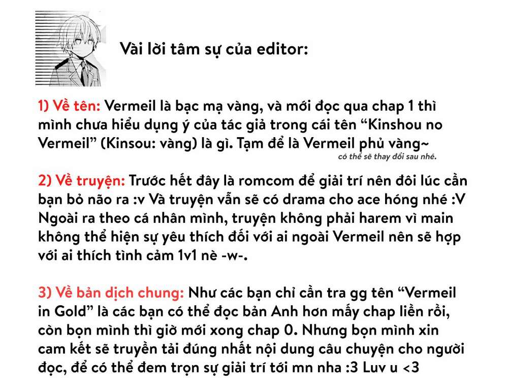 Vermeil In Gold Chương 0 Ảnh 50