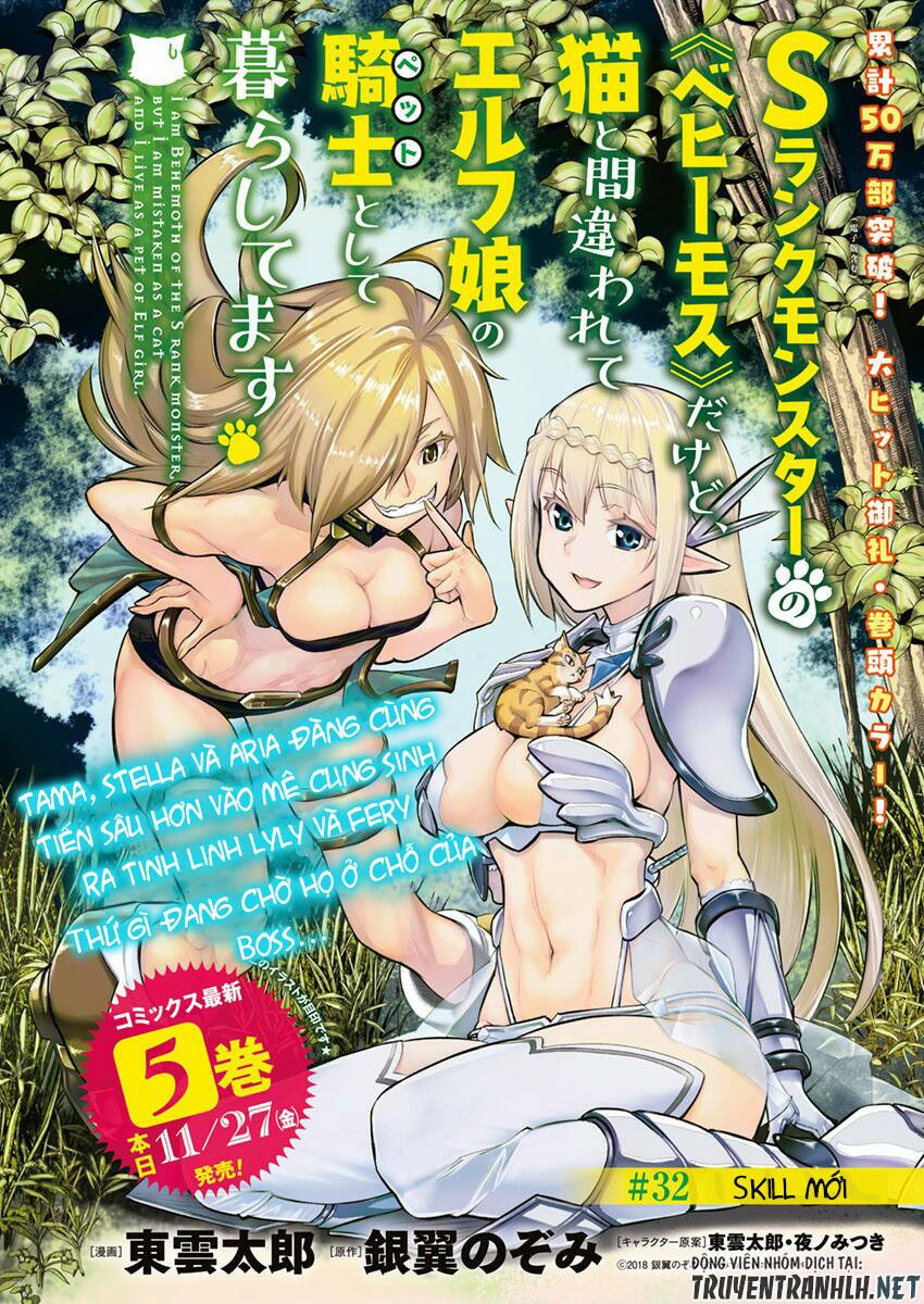 I Am Behemoth Of The S Rank Monster But I Am Mistaken As A Cat And I Live As A Pet Of Elf Girl Chương 32 Ảnh 4