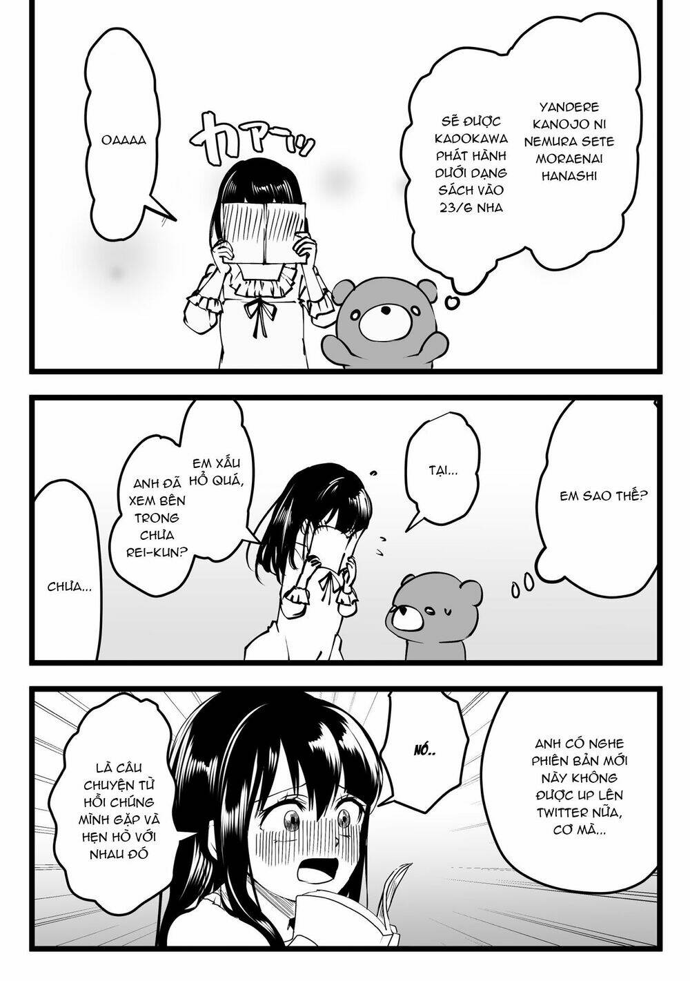 Cô Bạn Gái Yandere Của Tôi Sẽ Không Để Tôi Yên Nghỉ Chương 36.5 Ảnh 3