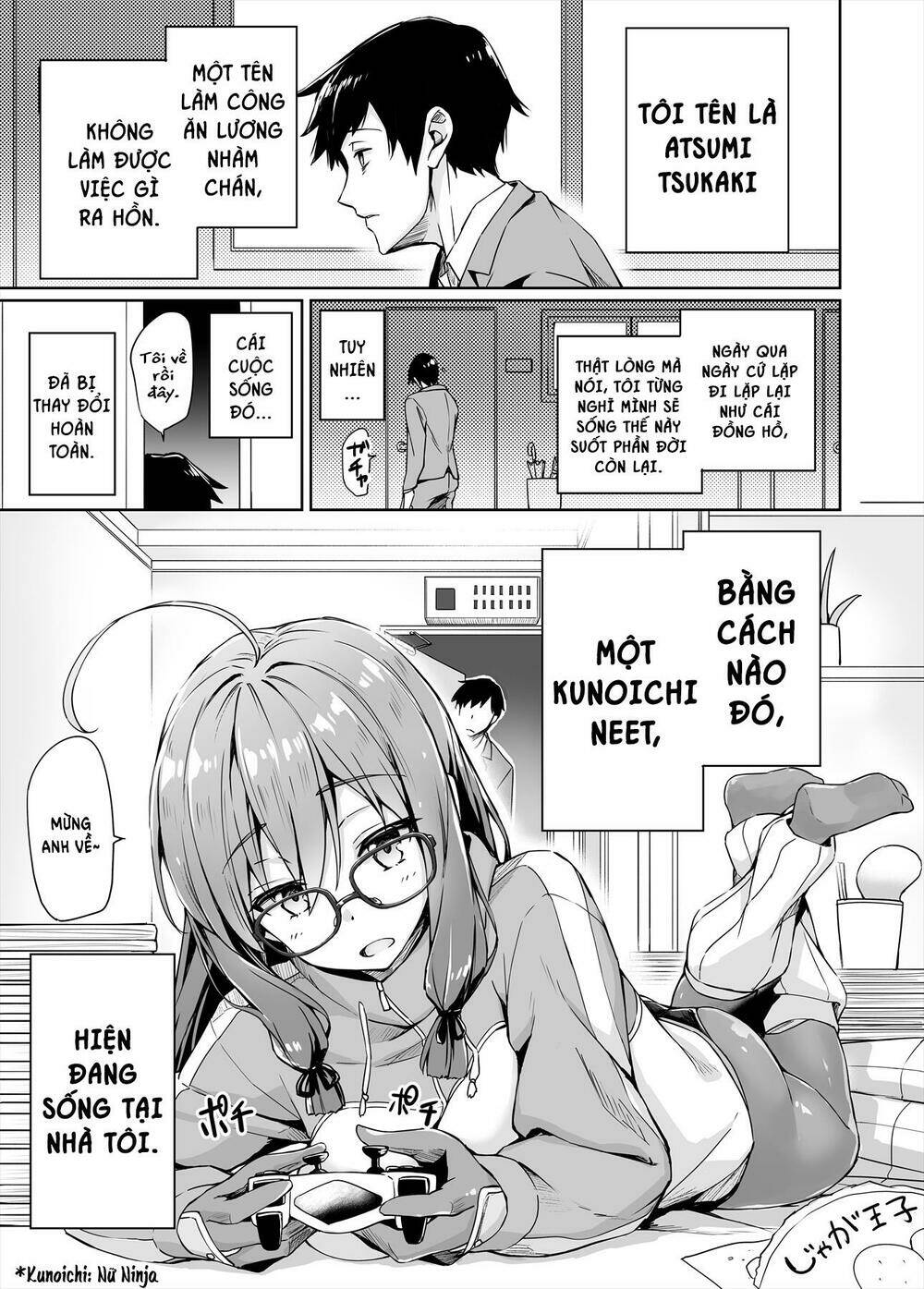 Somehow, I Started Living With A Neet Otaku Kunoichi Chương 1 Ảnh 3