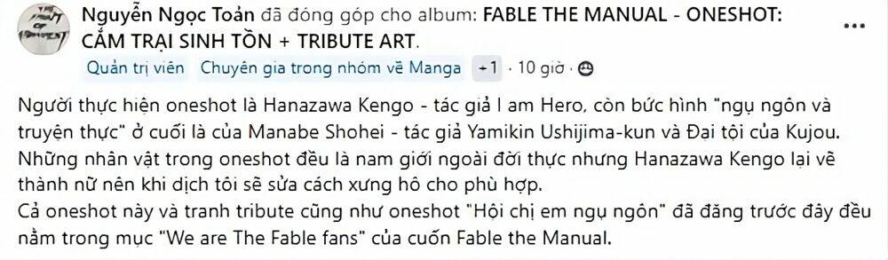 Fable The Manual (Oneshot) Chương 2 Ảnh 3