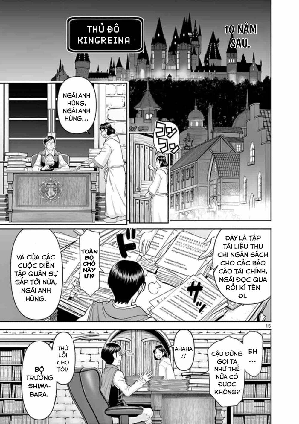 Isekai Furin: 10 Năm Sau Khi Ma Vương Bị Đánh Bại, Cựu Anh Hùng Đã Kết Hôn Với Một Nữ Chiến Binh Góa Chồng Chương 1 Ảnh 16