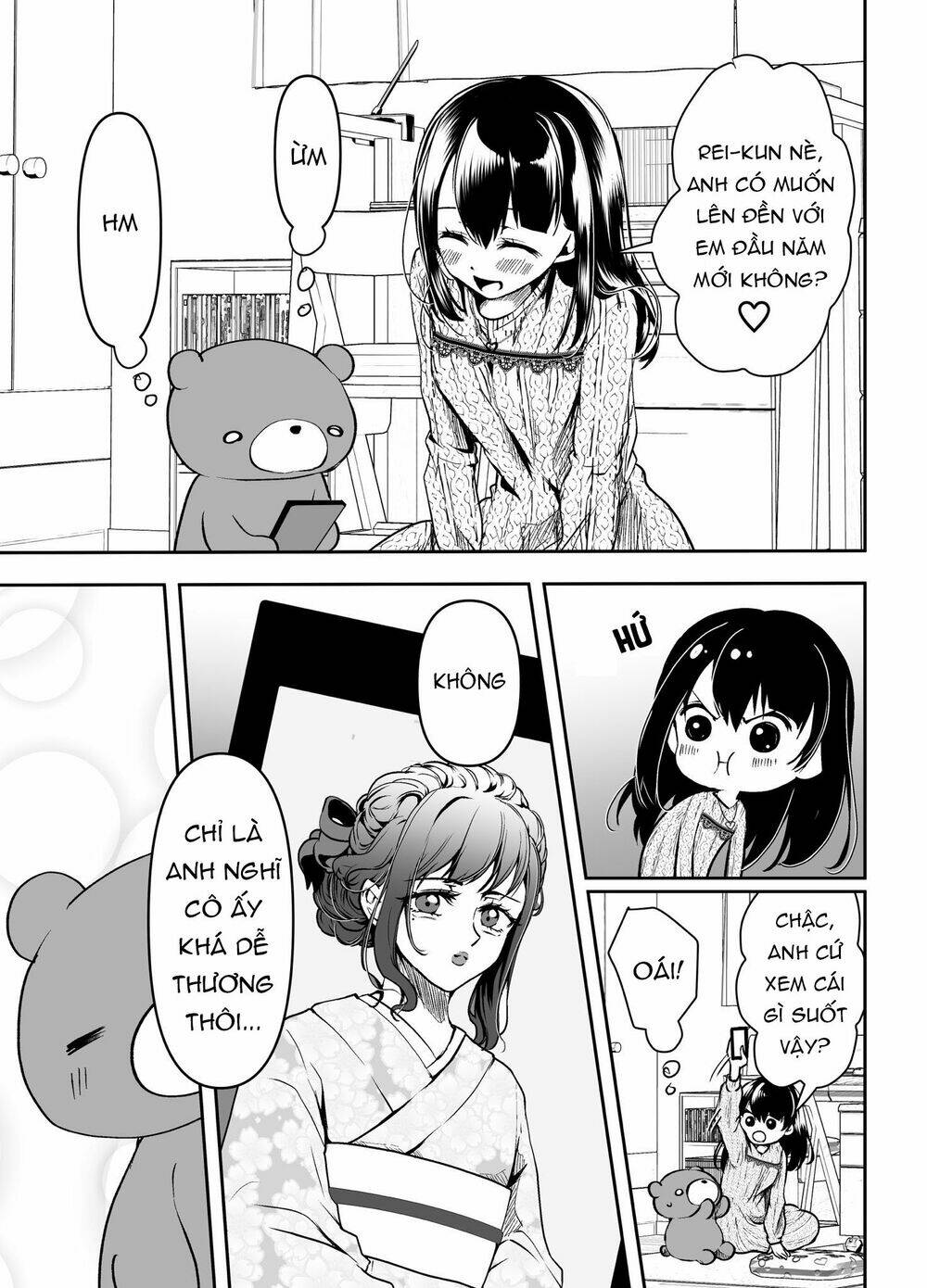 Cô Bạn Gái Yandere Của Tôi Sẽ Không Để Tôi Yên Nghỉ Chương 27.5 Ảnh 3