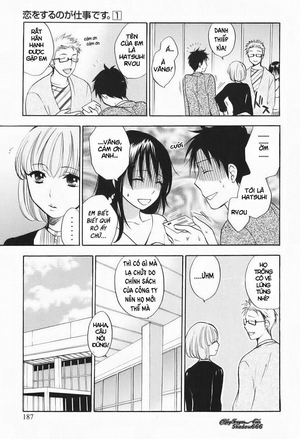Koi Wo Suru No Ga Shigoto Desu Chương 8 Ảnh 21