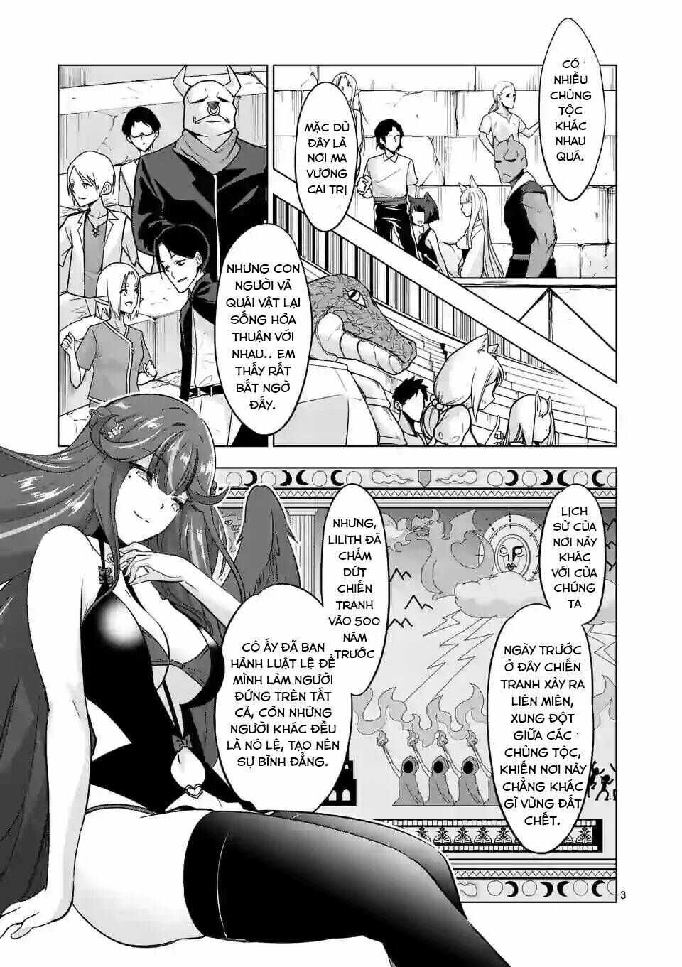 Shijou Saikyou Ouku-San No Tanoshii Tanetsuke Harem Uzukuri Chương 67 Ảnh 5