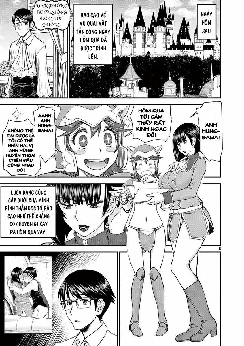 Isekai Furin: 10 Năm Sau Khi Ma Vương Bị Đánh Bại, Cựu Anh Hùng Đã Kết Hôn Với Một Nữ Chiến Binh Góa Chồng Chương 4 Ảnh 8