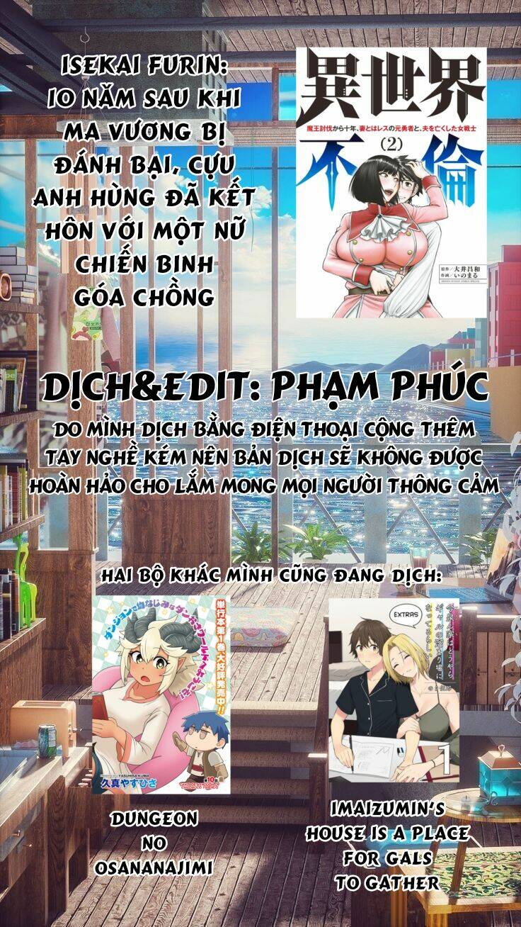 Isekai Furin: 10 Năm Sau Khi Ma Vương Bị Đánh Bại, Cựu Anh Hùng Đã Kết Hôn Với Một Nữ Chiến Binh Góa Chồng Chương 8 Ảnh 2