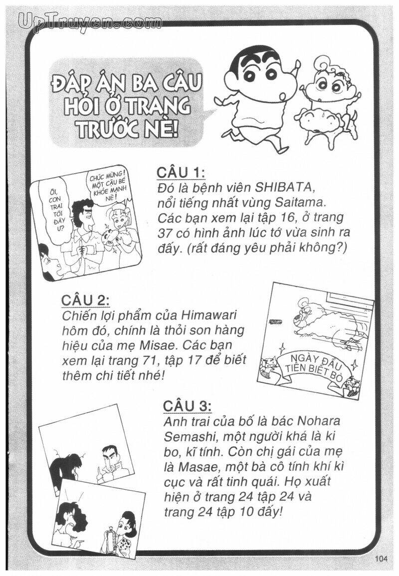 Crayon Shin-Chan Cậu Bé Bút Chì Chương 38 Ảnh 106