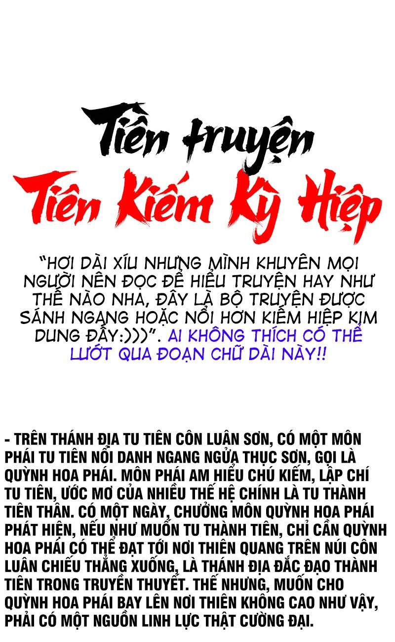 Tiên Kiếm Kỳ Hiệp Truyện Tứ Chương 1 Ảnh 3