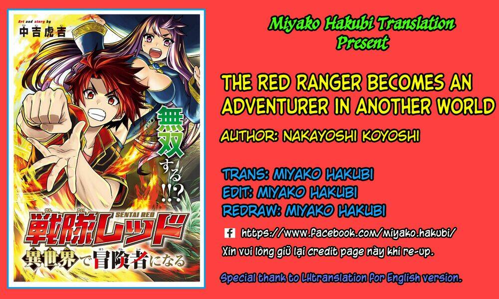 The Red Ranger Becomes An Adventurer In Another World Chương 1 Ảnh 3