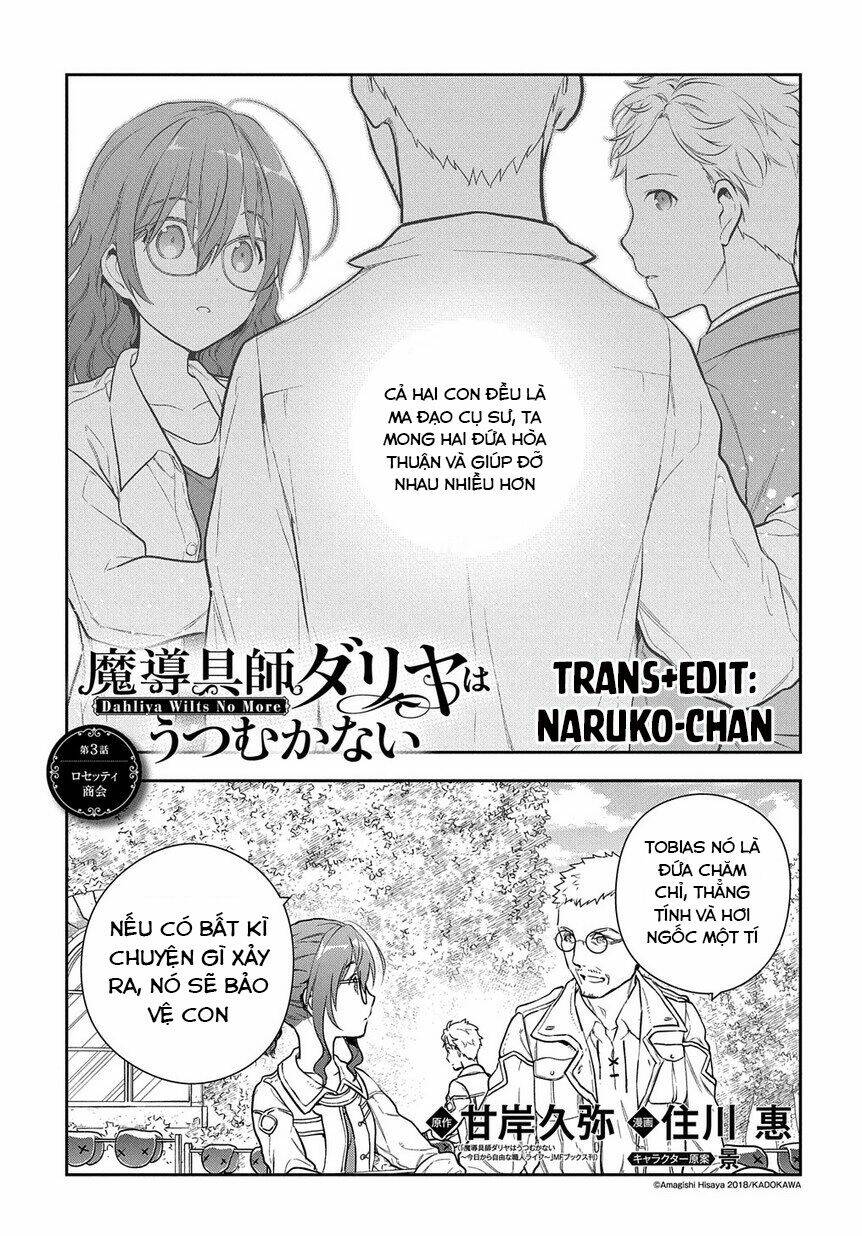 Madougushi Dahliya Wa Utsumukanai ~Kyou Kara Jiyuu Na Shokunin Life~ Vol 1 Chương 5 Ảnh 2