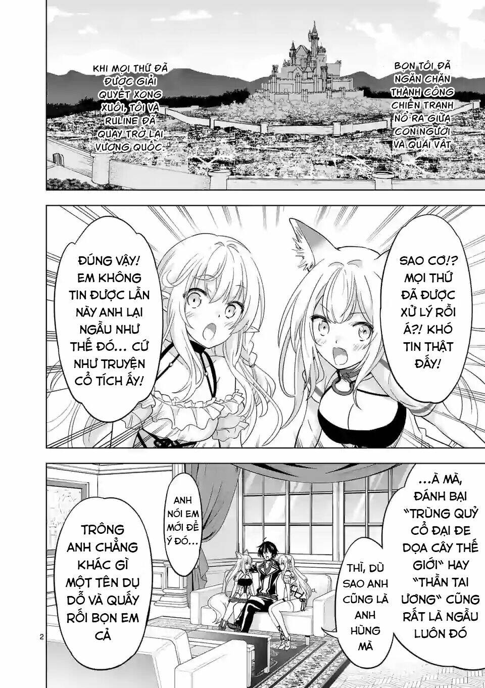 Shijou Saikyou Ouku-San No Tanoshii Tanetsuke Harem Uzukuri Chương 60 Ảnh 4