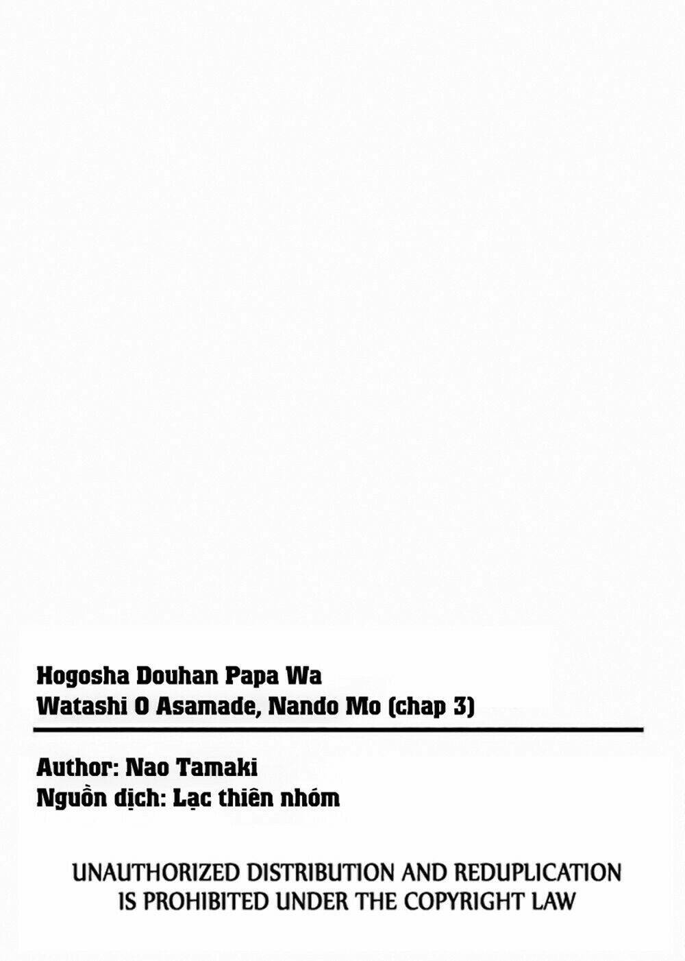 Hogosha Douhan Papa Wa Watashi O Asamade, Nando Mo Chương 3 Ảnh 28