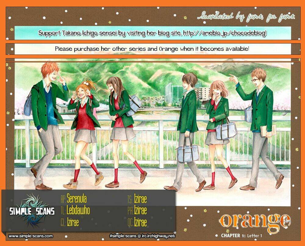 Orange Chương 1 Ảnh 3