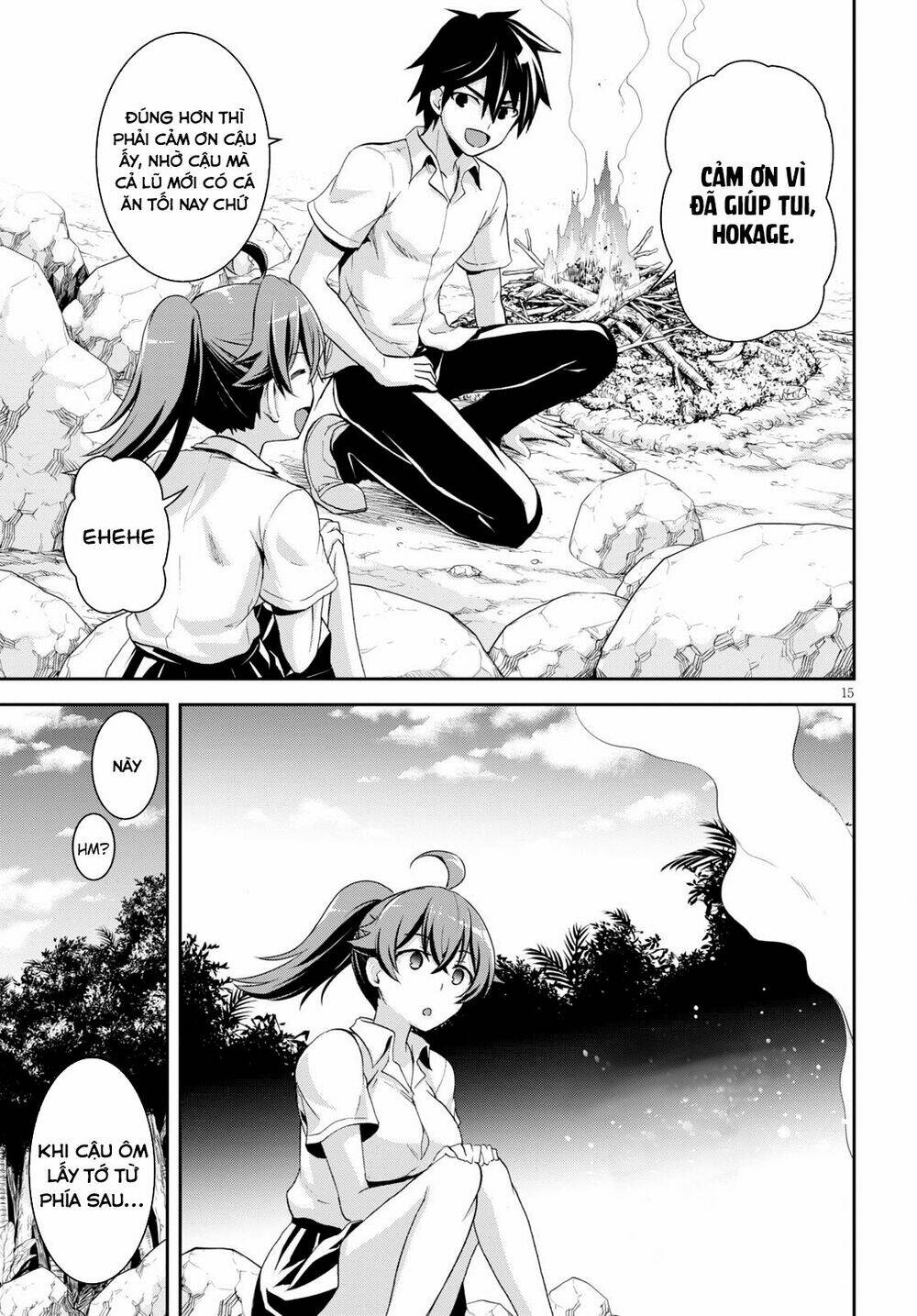 Gakkou No Minna To Isekai No Mujintou Ni Tenishitakedo Ore Dake Rakushou Desu Chương 4 Ảnh 18