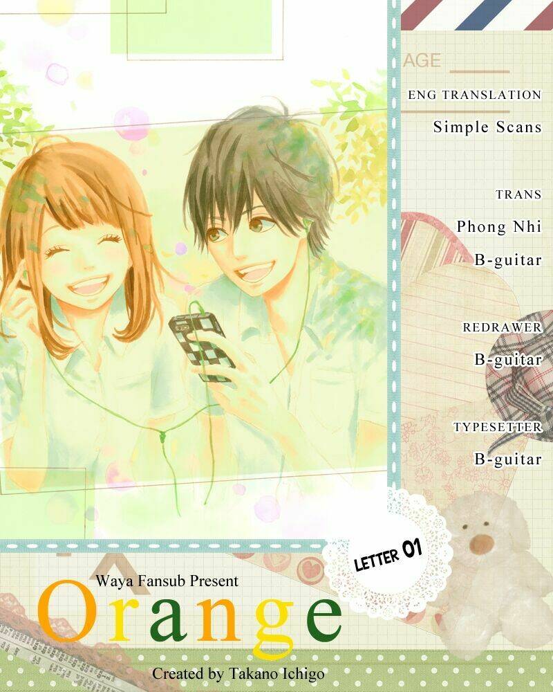 Orange Chương 1 Ảnh 2