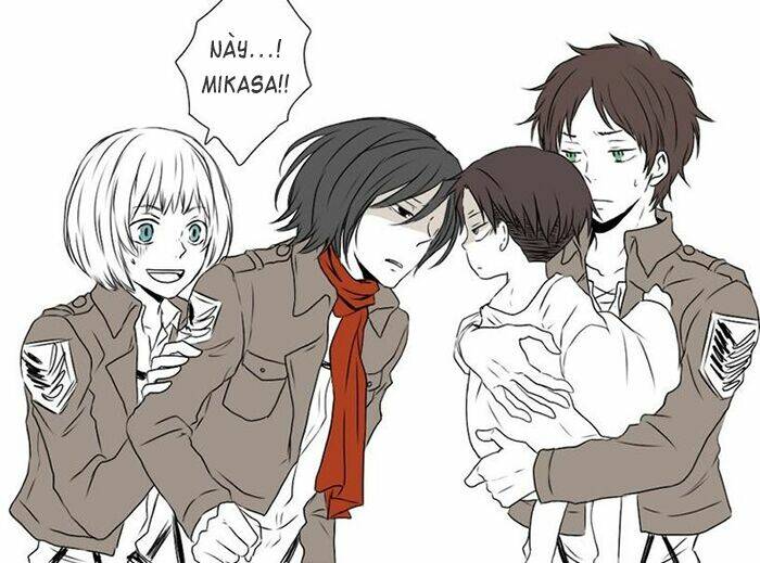 Tấn Công Người Khổng Lồ - Doujinshi Eren X Mikasa Chương 55 Ảnh 5