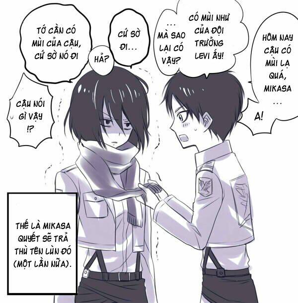 Tấn Công Người Khổng Lồ - Doujinshi Eren X Mikasa Chương 57 Ảnh 6