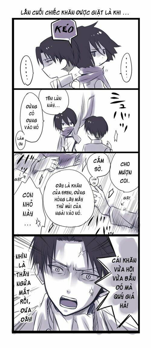 Tấn Công Người Khổng Lồ - Doujinshi Eren X Mikasa Chương 57 Ảnh 4