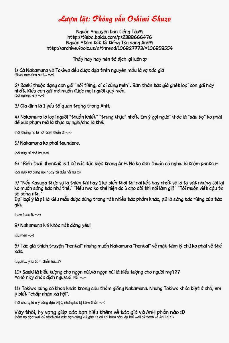 Aku No Hana Chương 57.5 Ảnh 7