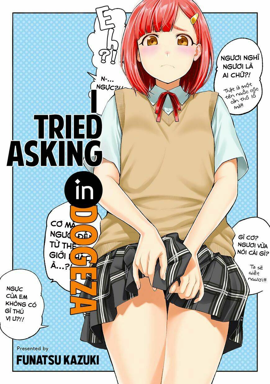 I Tried Asking In Dogeza Chương 1 Ảnh 4