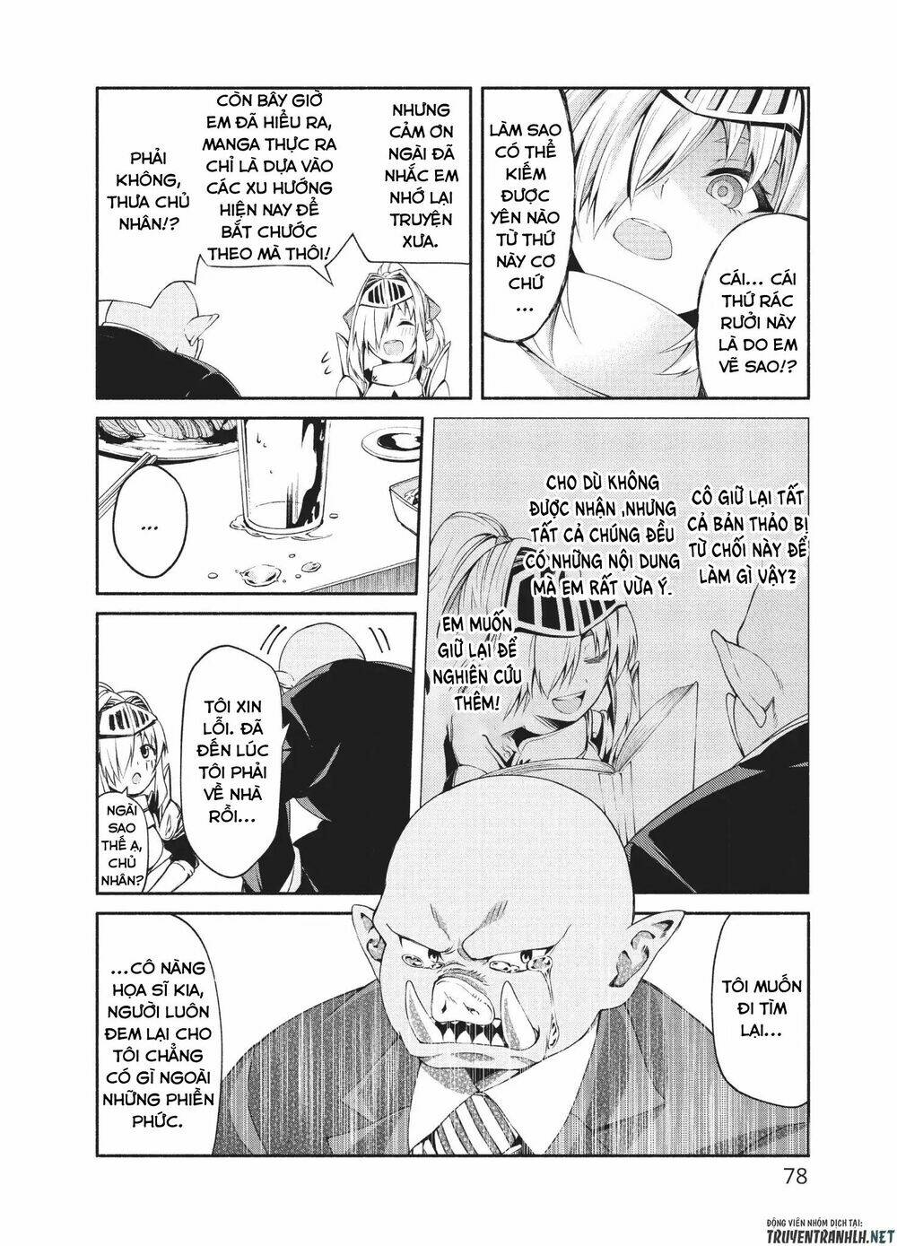 The Knight Cartoonist And Her Orc Editor Chương 3 Ảnh 22