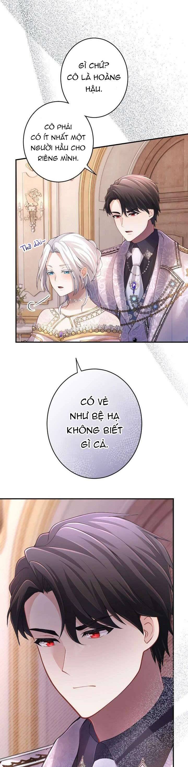 Bệ Hạ À, Từ Giờ Tôi Sẽ Nuôi Dưỡng Thằng Bé Chương 17 Ảnh 12