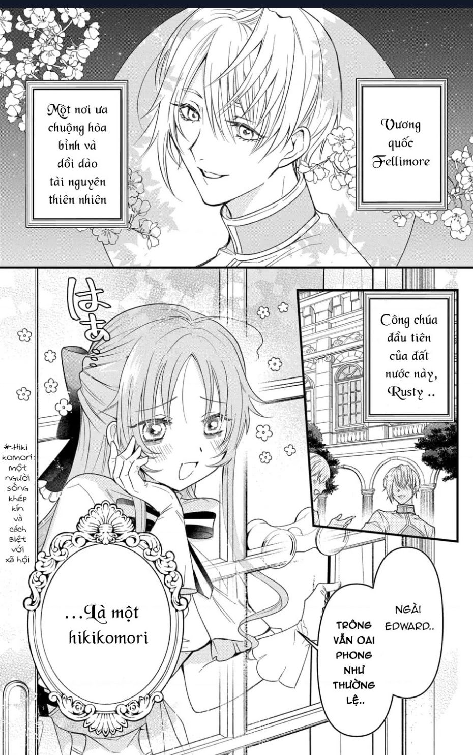 Hikikomori Hime To Dokuzetsu Kishi-Sama Chương 1 Ảnh 5