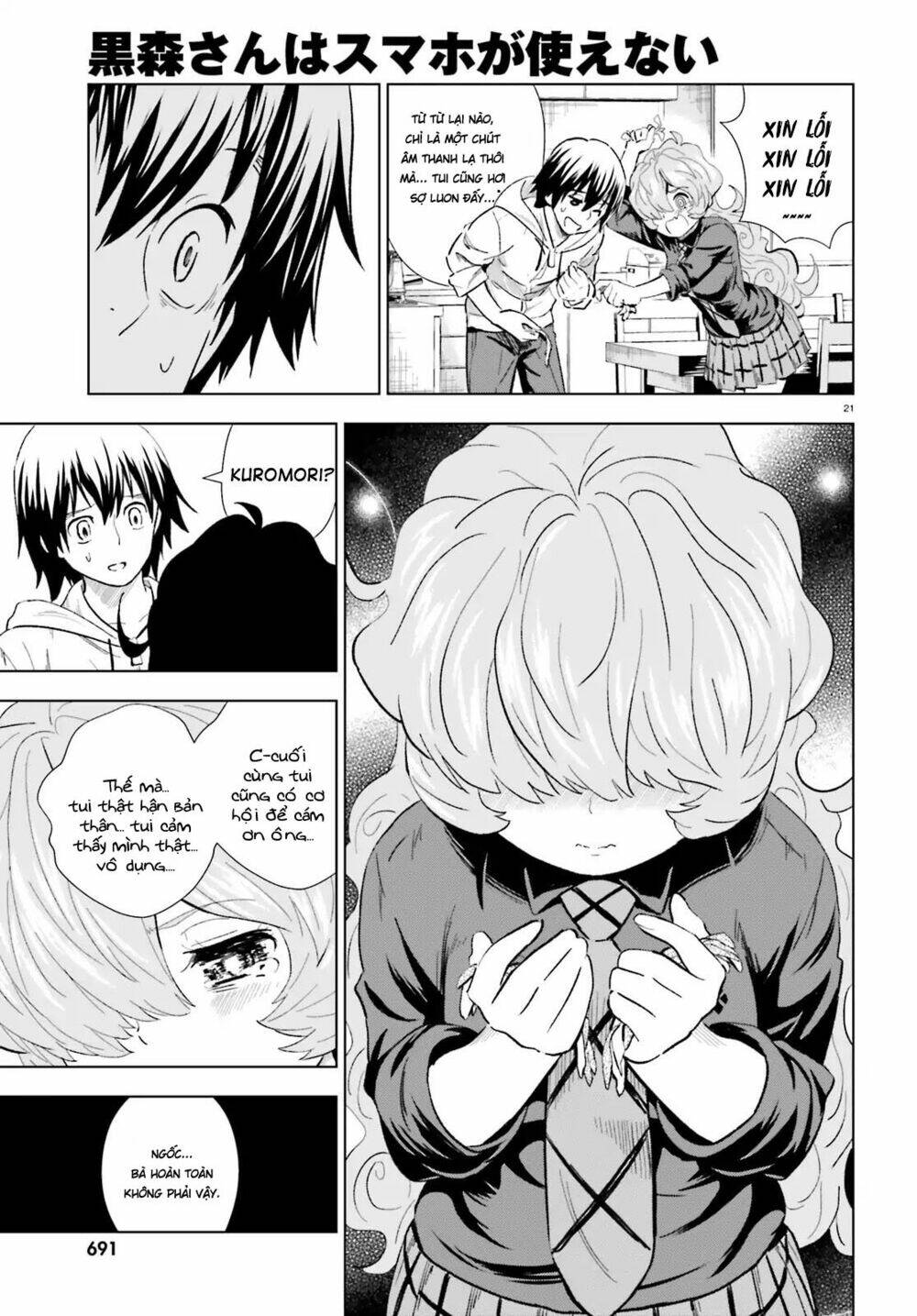 Kuromori-San Can Not Use A Smartphone Chương 10 Ảnh 24