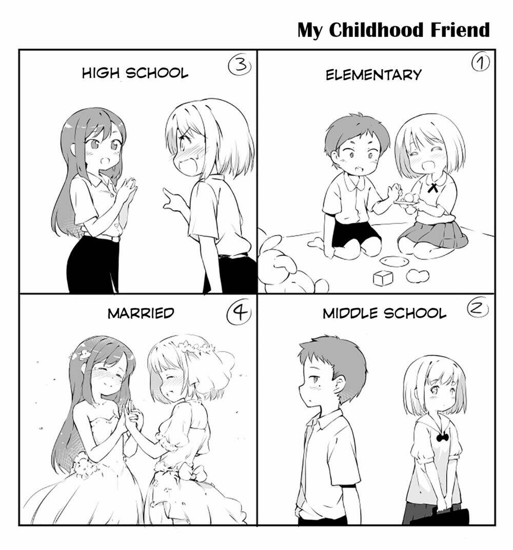 Lesbian (?) Childhood Friends Chương 1 Ảnh 2