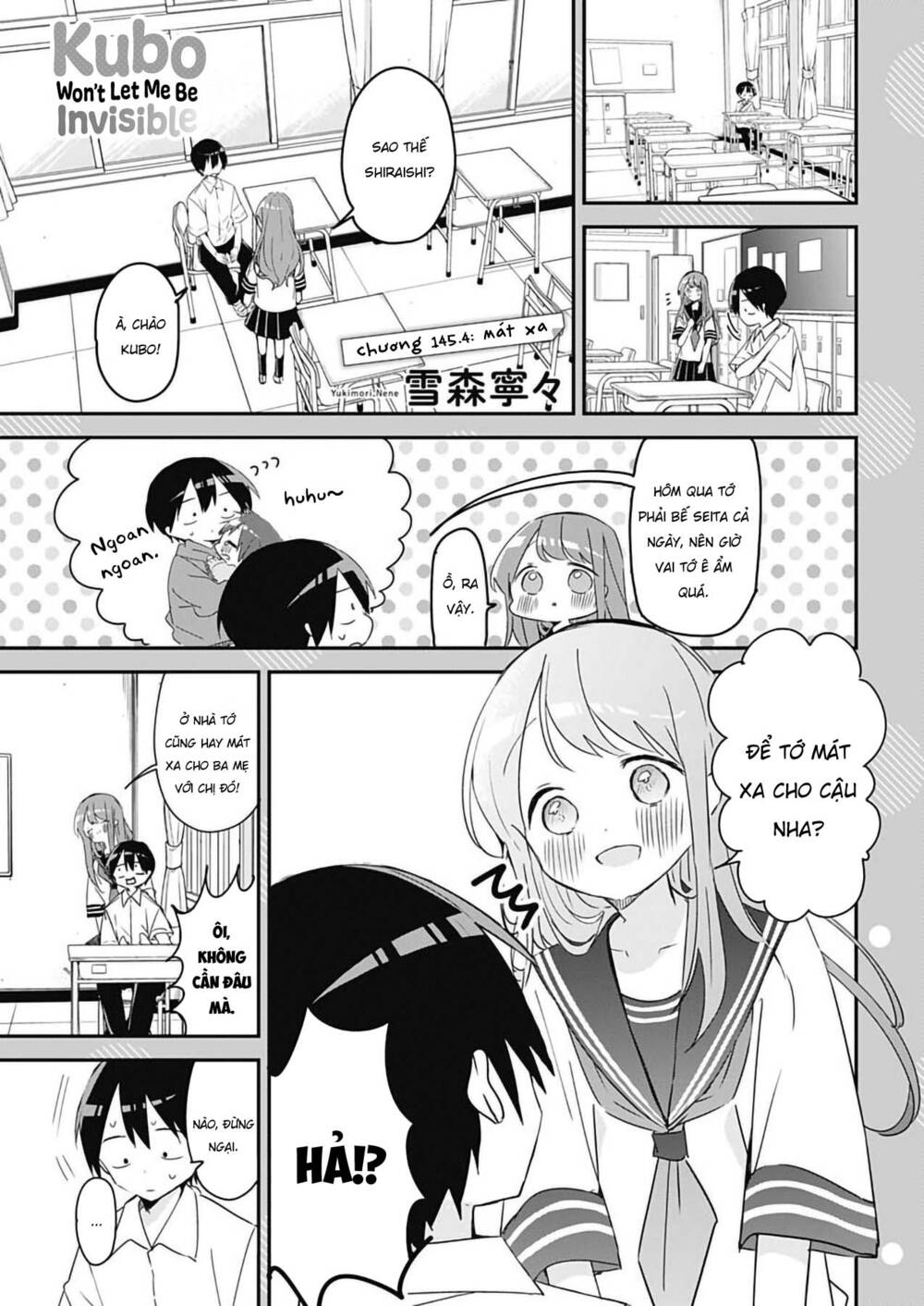 Kubo-San Wa Boku (Mobu) Wo Yurusanai Chương 145.4 Ảnh 4