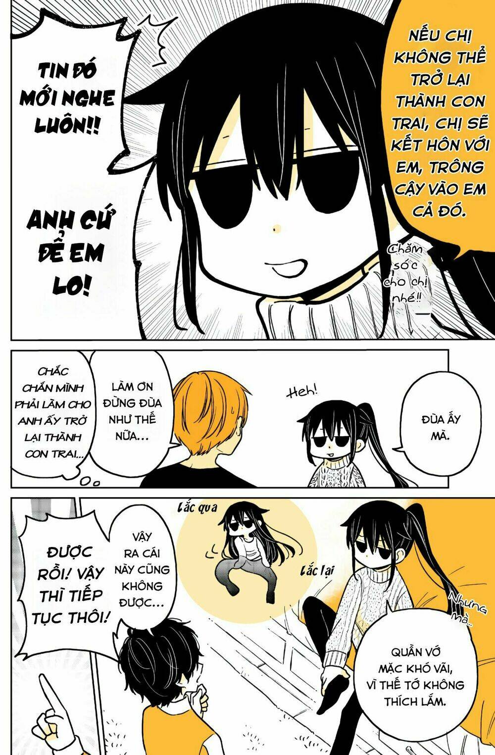 Mendokusagari Danshi Koukousei Ga Asa Okitara Onnanoko Ni Natteita Hanashi Chương 11 Ảnh 13