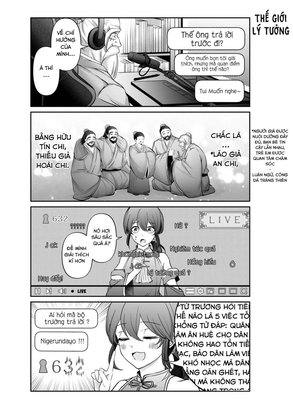 Khổng Tử Làm Vtuber Chương 3 Ảnh 11