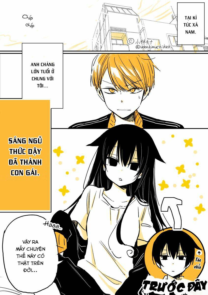 Mendokusagari Danshi Koukousei Ga Asa Okitara Onnanoko Ni Natteita Hanashi Chương 1 Ảnh 3