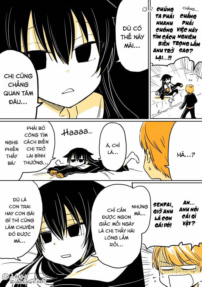 Mendokusagari Danshi Koukousei Ga Asa Okitara Onnanoko Ni Natteita Hanashi Chương 1 Ảnh 4