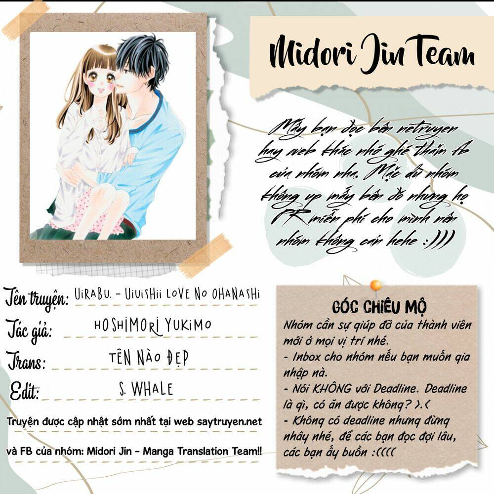 Uirabu – Uiuishii Love No Ohanashi Chương 21 Ảnh 3