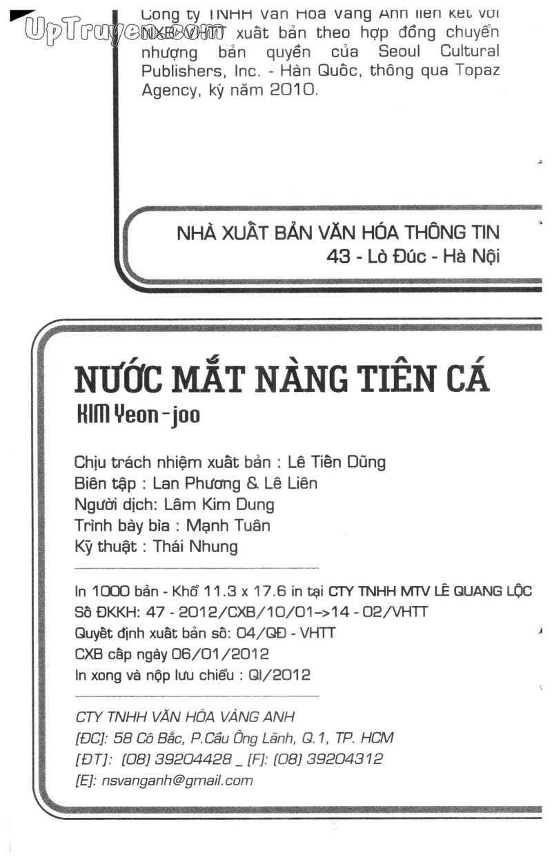Nước Mắt Nàng Tiên Cá Chương 2 Ảnh 184