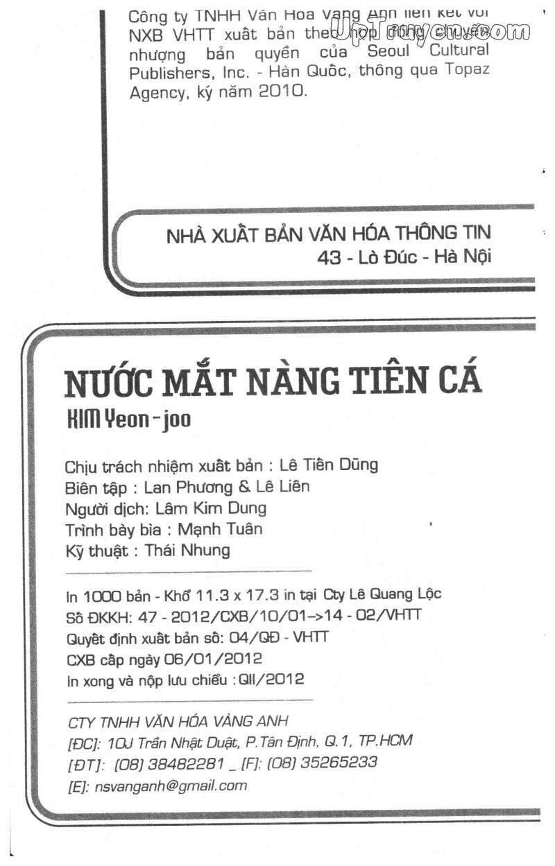 Nước Mắt Nàng Tiên Cá Chương 6 Ảnh 3