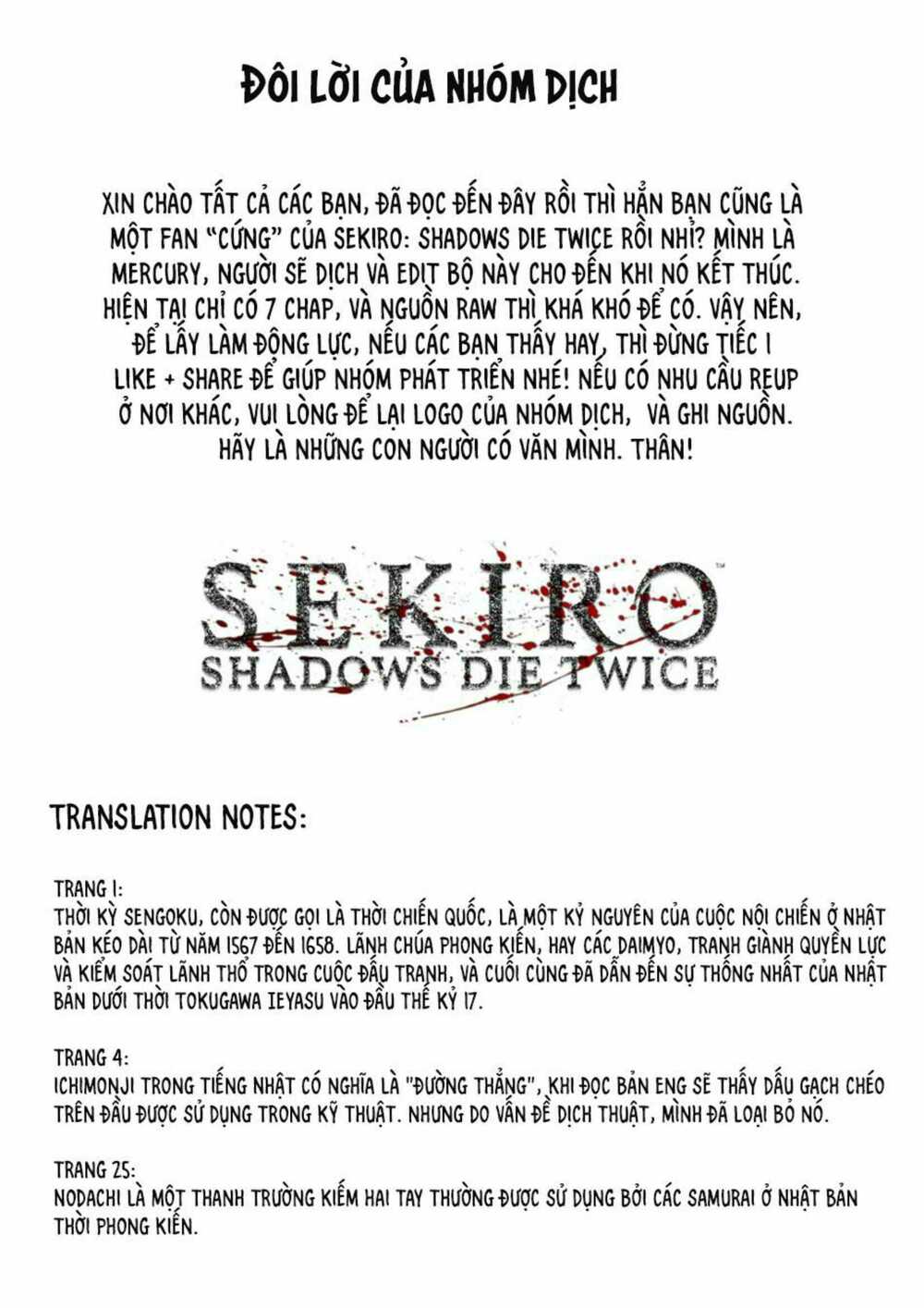 Sekiro Side Story: Hanbei The Undying Chương 1 Ảnh 30