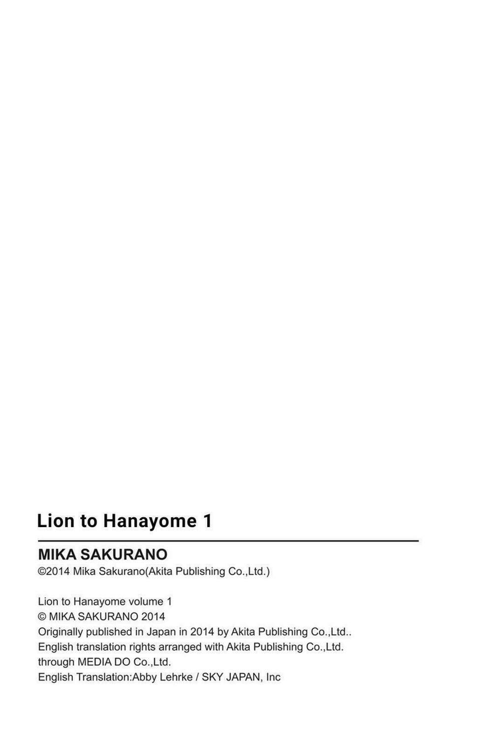 Lion To Hanayome Chương 4 Ảnh 55