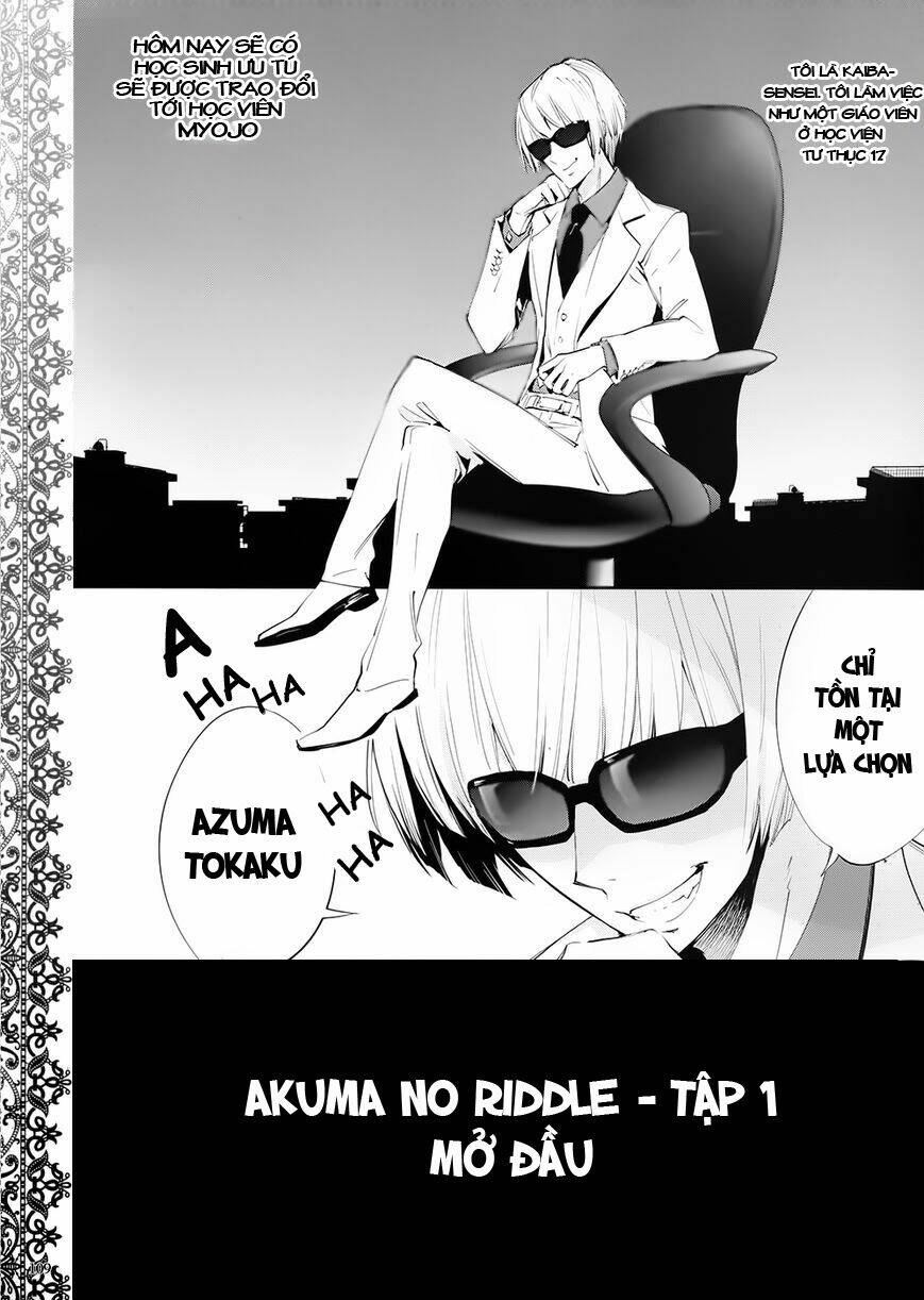 Akuma No Riddle Chương 0 Ảnh 2