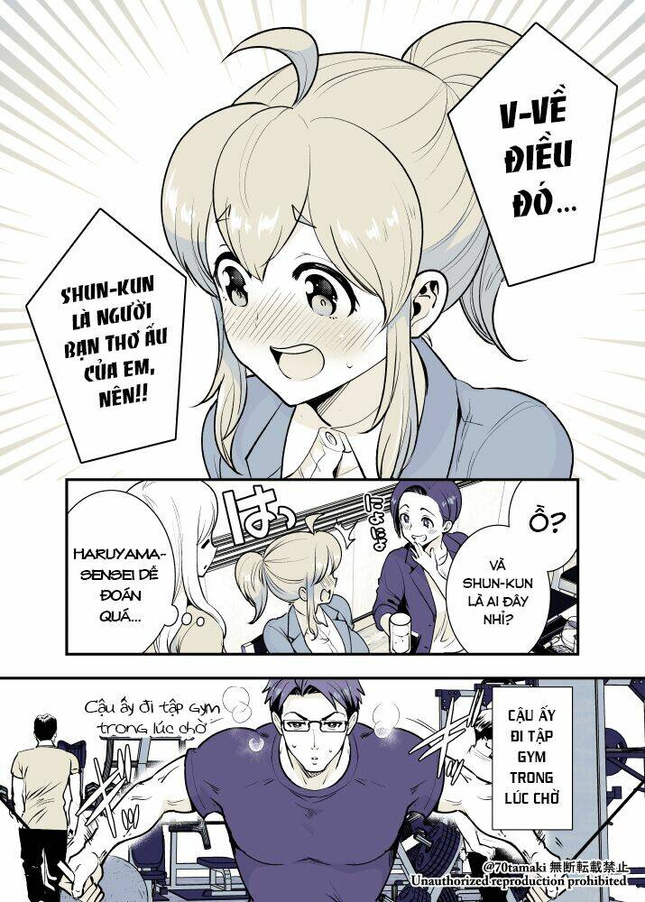 Osananajimi Ga Hisabisa Ni Saikai Shitara Otagai Kyonyuu Ni Natteta Chương 23 Ảnh 7