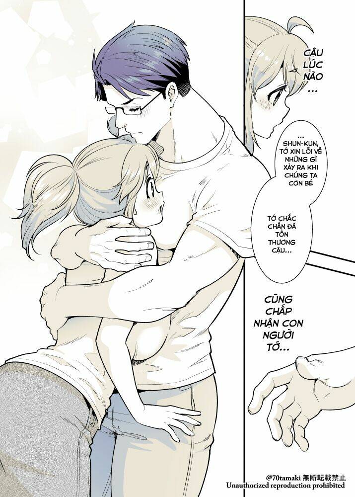 Osananajimi Ga Hisabisa Ni Saikai Shitara Otagai Kyonyuu Ni Natteta Chương 19 Ảnh 7