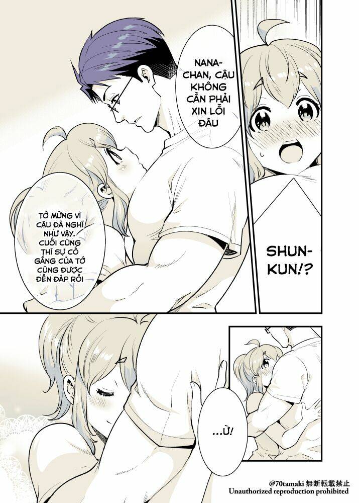 Osananajimi Ga Hisabisa Ni Saikai Shitara Otagai Kyonyuu Ni Natteta Chương 19 Ảnh 8