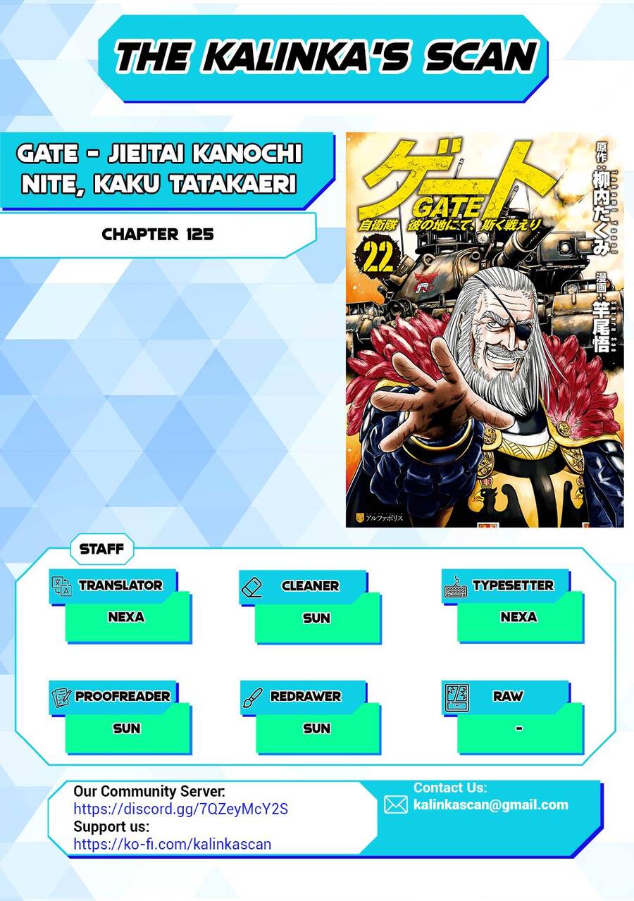 Gate - Jietai Kare No Chi Nite, Kaku Tatakeri Chương 125 Ảnh 5