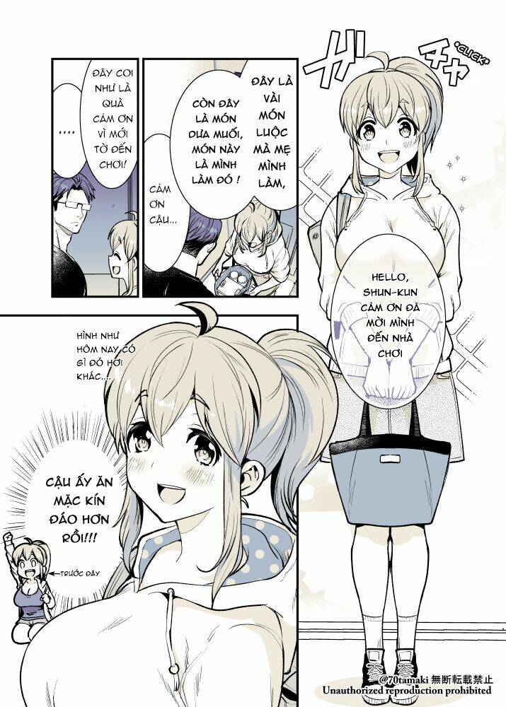 Osananajimi Ga Hisabisa Ni Saikai Shitara Otagai Kyonyuu Ni Natteta Chương 14 Ảnh 6