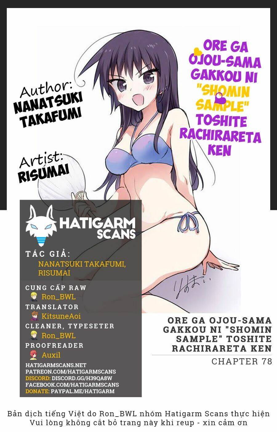Ore Ga Ojou-Sama Gakkou Ni "Shomin Sample" Toshite Rachirareta Ken Chương 78 Ảnh 2