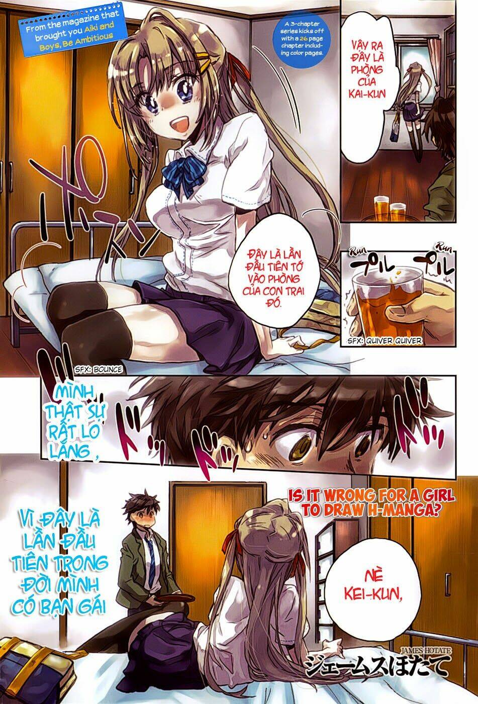 Onna No Ko Ga H-Na Manga Egaicha Dame Desuka Chương 1 Ảnh 3
