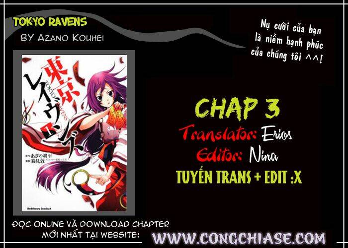 Tokyo Ravens Chương 3 Ảnh 40